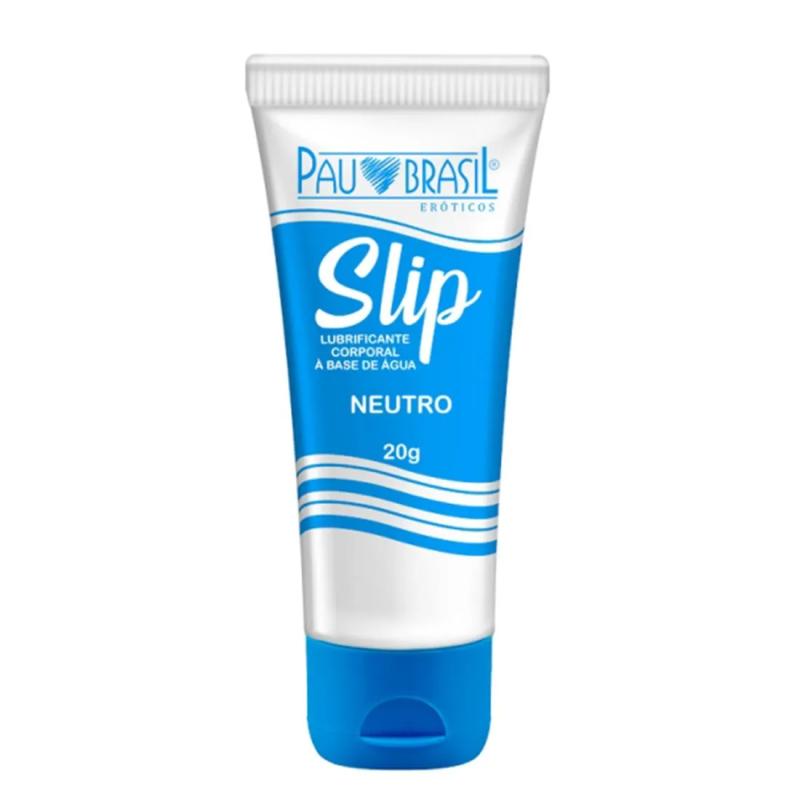 Slip Lubrificante Corporal a Base d'água Neutro 20g Pau Brasil